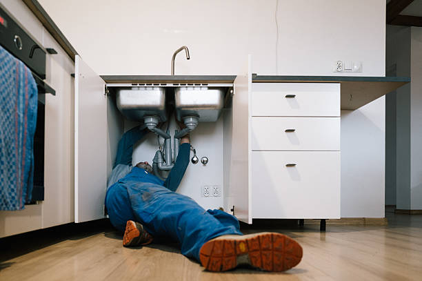 Professional Drain Cleaning technician working in Allenwood, PA